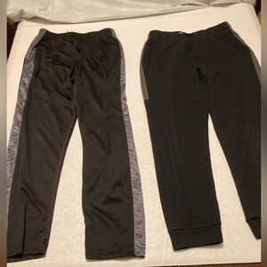 2 Pairs of Pants Black Kids Athletic Pants MSX Michael Strahan with Gray ultra